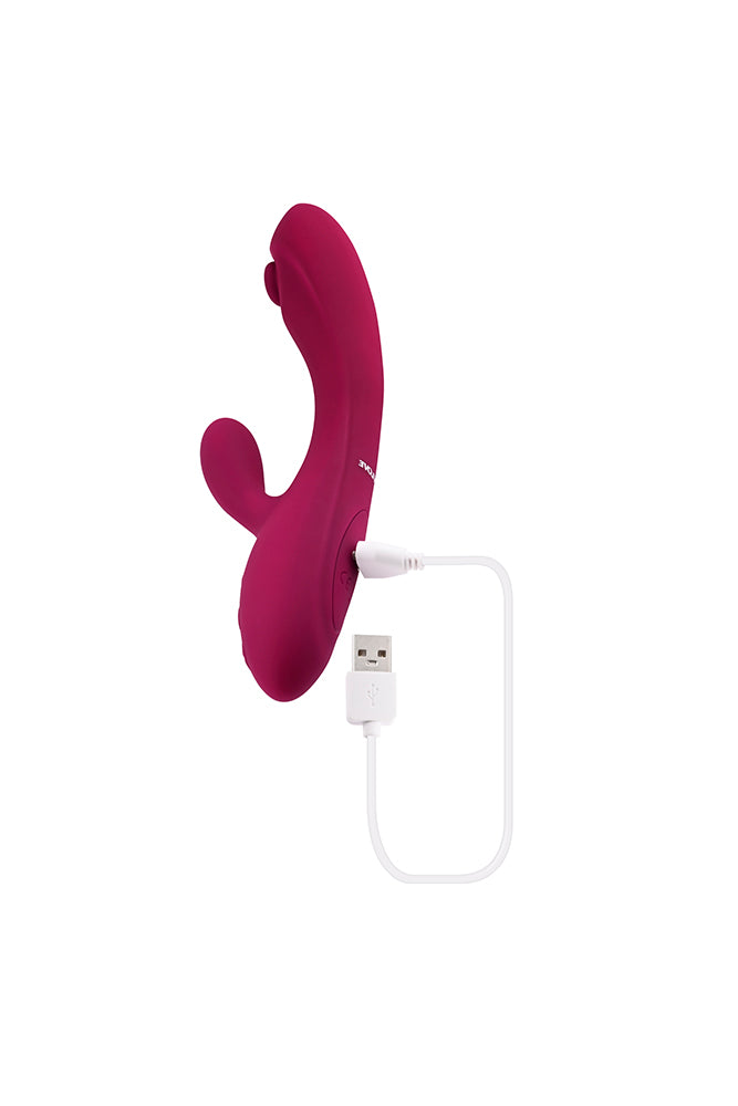 Evolved - Jammin' G Stroking Rabbit Vibrator - Red - Stag Shop
