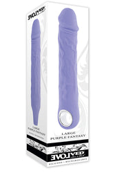 Evolved - Large Purple Fantasy Phallic Vibrator - Stag Shop