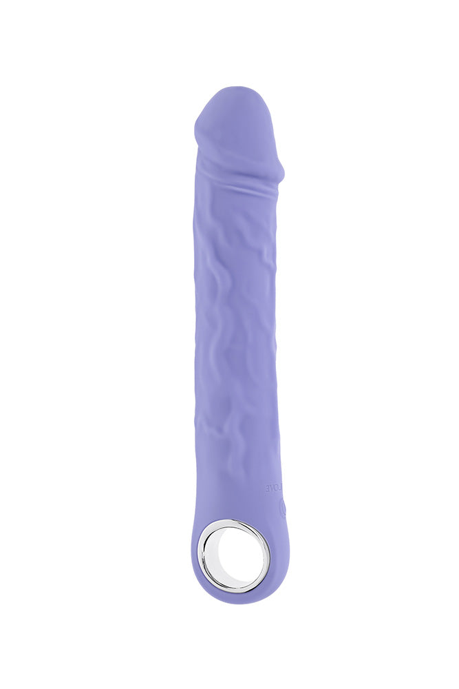 Evolved - Large Purple Fantasy Phallic Vibrator - Stag Shop