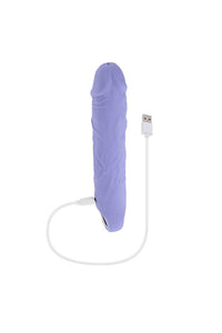 Thumbnail for Evolved - Large Purple Fantasy Phallic Vibrator - Stag Shop
