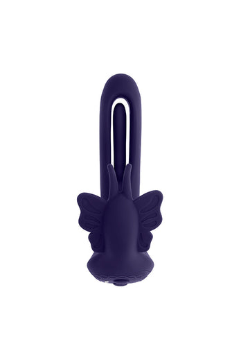 Evolved - Lord of the Wings Wearable Butterfly Vibrator with Remote Control - Purple - Stag Shop