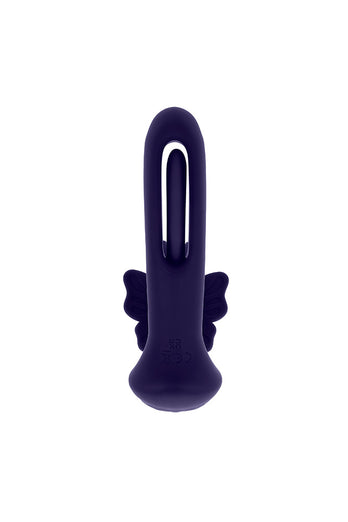 Evolved - Lord of the Wings Wearable Butterfly Vibrator with Remote Control - Purple - Stag Shop