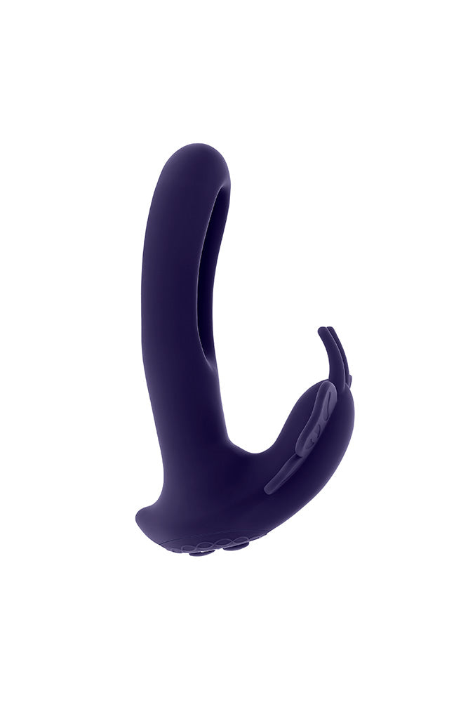 Evolved - Lord of the Wings Wearable Butterfly Vibrator with Remote Control - Purple - Stag Shop