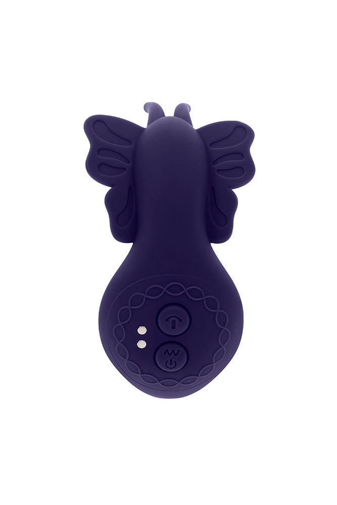 Evolved - Lord of the Wings Wearable Butterfly Vibrator with Remote Control - Purple - Stag Shop