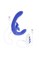 Evolved - Lovebirds Dual-Ended Rabbit Vibrator With Remote Control - Stag Shop