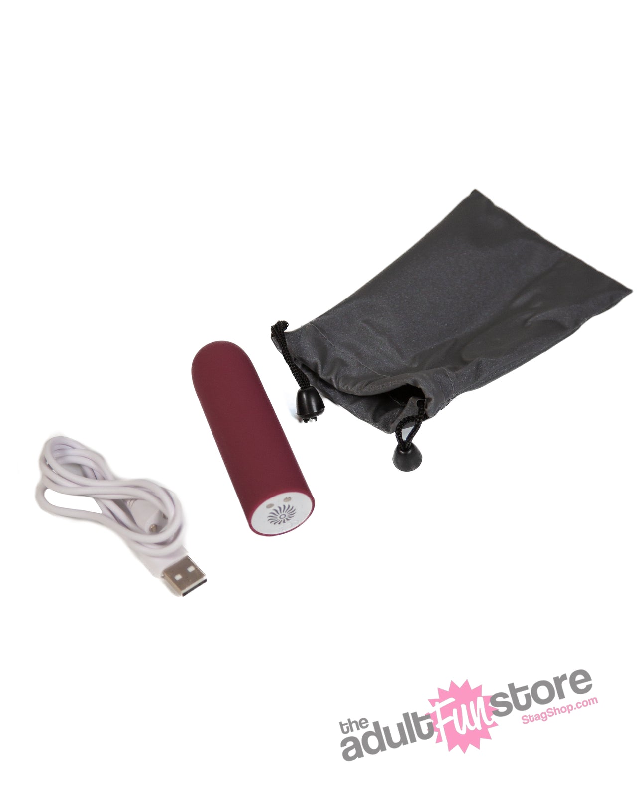 Evolved - Mighty Thick Bullet Vibrator - Burgundy - Stag Shop