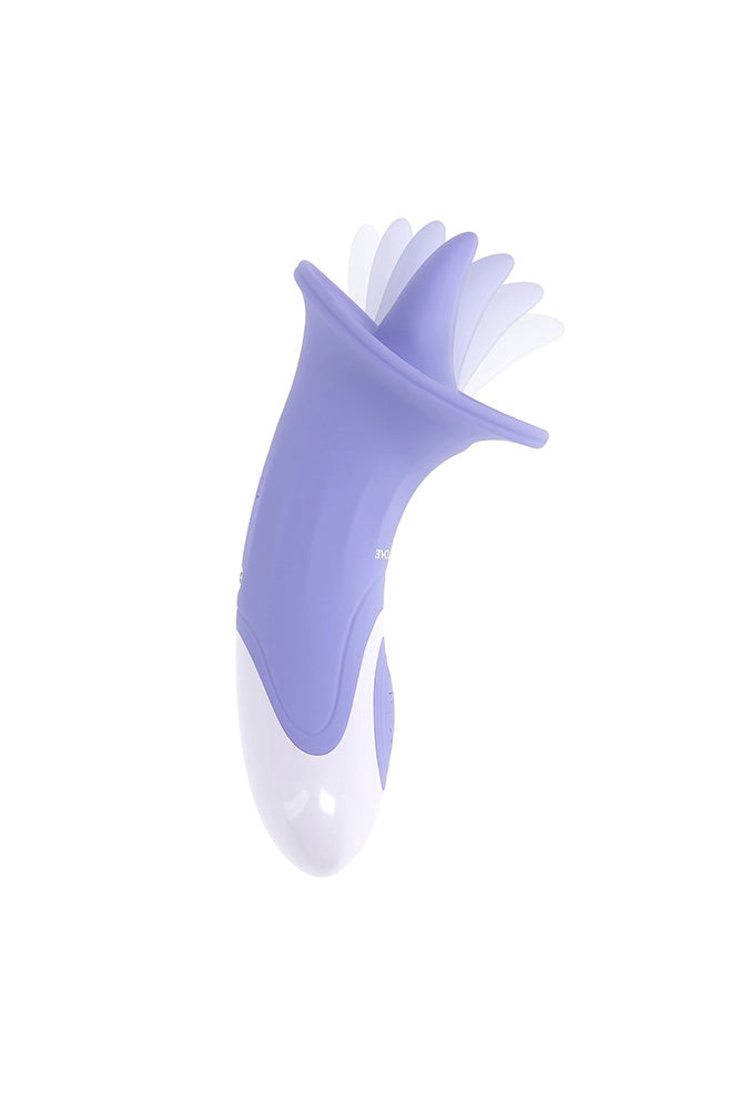 Evolved - Lix & Kisses Vibrating Twirling Tongue Vibrator - Lavender - Stag Shop