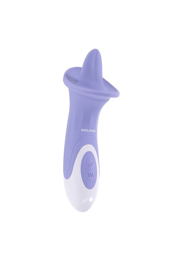 Evolved - Lix & Kisses Vibrating Twirling Tongue Vibrator - Lavender - Stag Shop