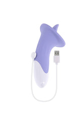 Evolved - Lix & Kisses Vibrating Twirling Tongue Vibrator - Lavender - Stag Shop