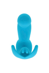 Evolved Novelties - Spread Your Wings Dual Vibrator With Come-Hither Motion - Turquoise - Stag Shop