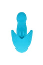 Evolved Novelties - Spread Your Wings Dual Vibrator With Come-Hither Motion - Turquoise - Stag Shop