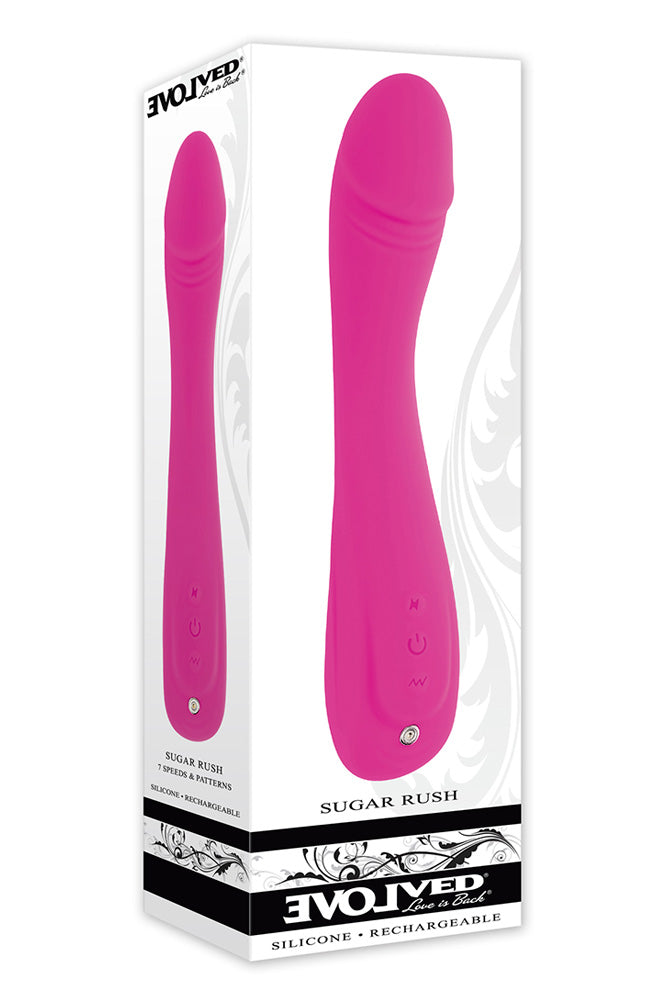 Evolved Novelties - Sugar Rush G-Spot Vibrator - Hot Pink - Stag Shop