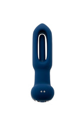 Evolved Novelties - The Flapper Vibrating Anal Plug With Flapping Shaft - Navy - Stag Shop