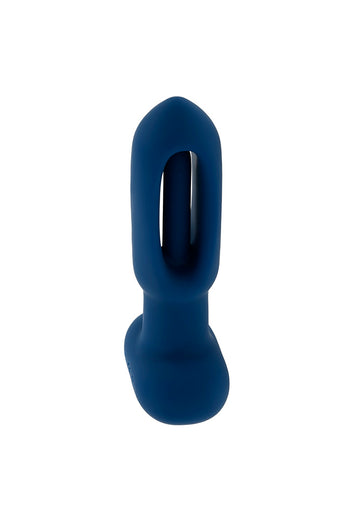 Evolved Novelties - The Flapper Vibrating Anal Plug With Flapping Shaft - Navy - Stag Shop