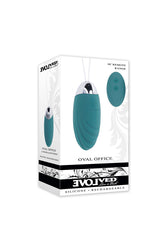 Evolved - Oval Office Remote Controlled Egg Vibrator - Turquoise - Stag Shop