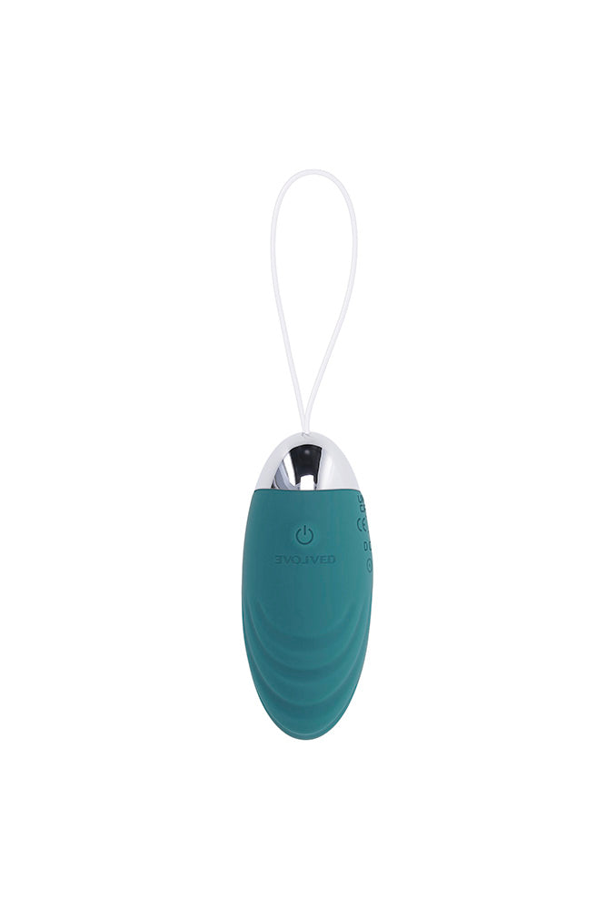 Evolved - Oval Office Remote Controlled Egg Vibrator - Turquoise - Stag Shop