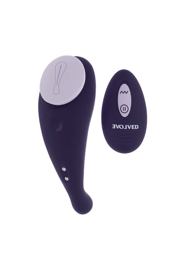 Evolved - Panty Party Remote Controlled Panty Vibrator - Purple - Stag Shop