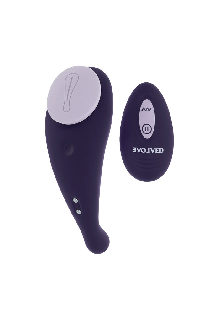 Evolved - Panty Party Remote Controlled Panty Vibrator - Purple - Stag Shop