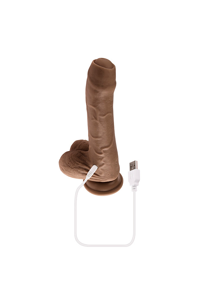 Evolved - Peek A Boo Uncut Vibrating Dildo - Various Colours - Stag Shop