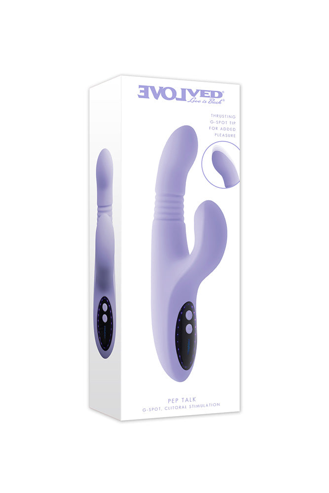 Evolved - Pep Talk Thrusting Dual Vibrator - Stag Shop