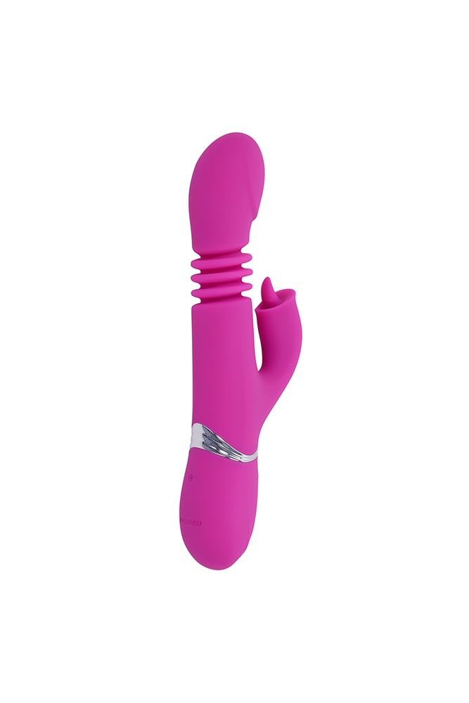 Evolved - Pink Dragon Thrusting & Twirling Rabbit Vibrator - Pink - Stag Shop