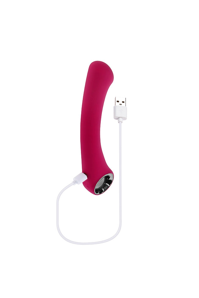 Evolved - Pleasure Curve G-Spot Vibrator - Burgundy - Stag Shop