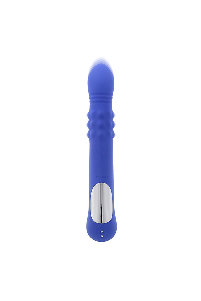 Evolved - Pop Goes The O Dual Thrusting Vibrator With Rotating Beads - Stag Shop