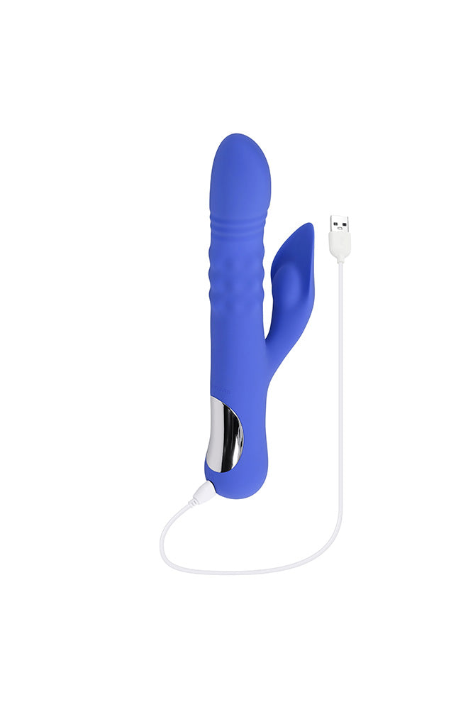 Evolved - Pop Goes The O Dual Thrusting Vibrator With Rotating Beads - Stag Shop