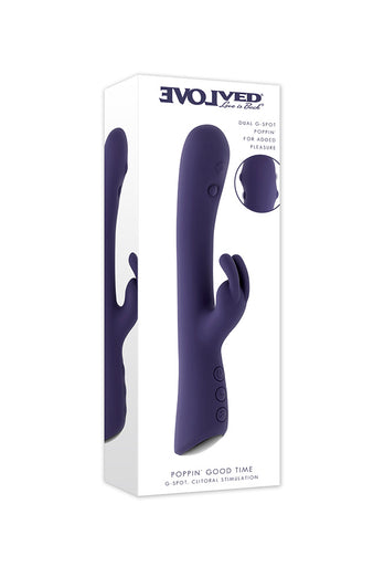 Evolved - Poppin' Good Time Tapping Rabbit Vibrator - Stag Shop