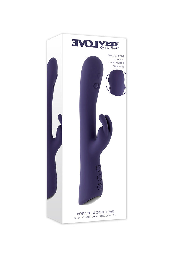 Evolved - Poppin' Good Time Tapping Rabbit Vibrator - Stag Shop