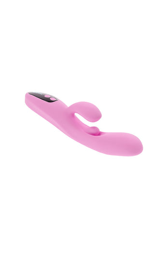 Evolved - Push The Button Dual Vibrator With G-Spot Bud - Stag Shop