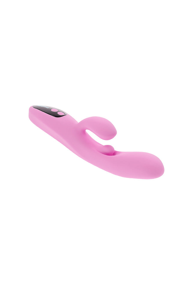 Evolved - Push The Button Dual Vibrator With G-Spot Bud - Stag Shop
