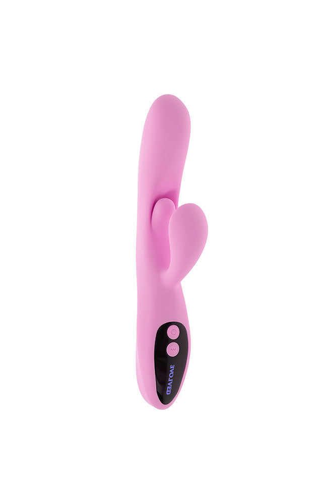 Evolved - Push The Button Dual Vibrator With G-Spot Bud - Stag Shop