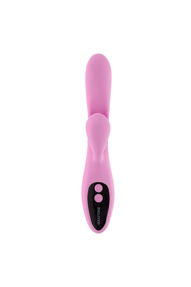 Evolved - Push The Button Dual Vibrator With G-Spot Bud - Stag Shop