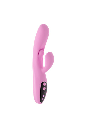 Evolved - Push The Button Dual Vibrator With G-Spot Bud - Stag Shop