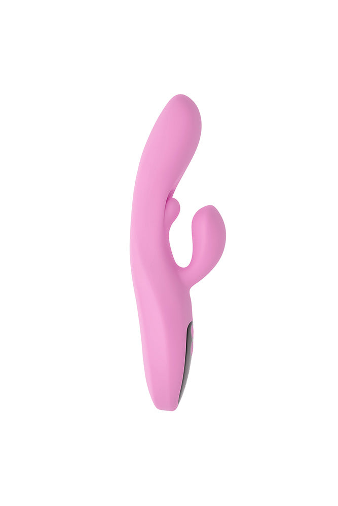 Evolved - Push The Button Dual Vibrator With G-Spot Bud