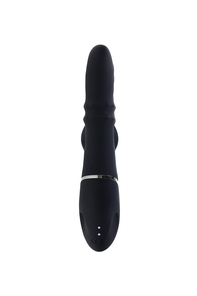 Evolved - Ring It Home Rabbit Vibrator - Black - Stag Shop