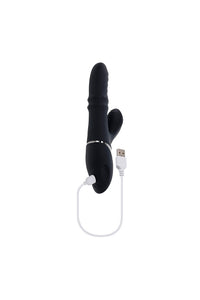 Thumbnail for Evolved - Ring It Home Rabbit Vibrator - Black - Stag Shop