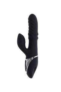 Thumbnail for Evolved - Ring It Home Rabbit Vibrator - Black - Stag Shop