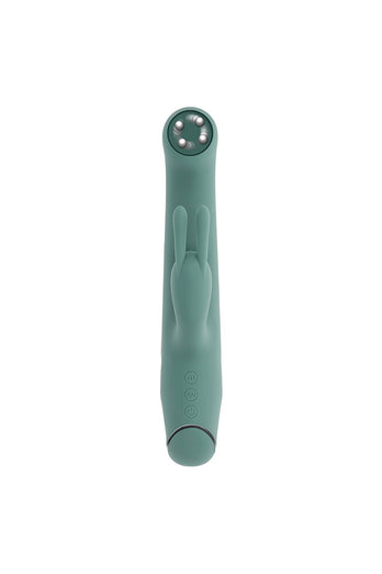 Evolved - Satin Swirl Rabbit Vibrator With Swirling Bead Tip - Stag Shop