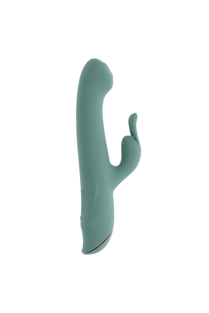 Evolved - Satin Swirl Rabbit Vibrator With Swirling Bead Tip - Stag Shop