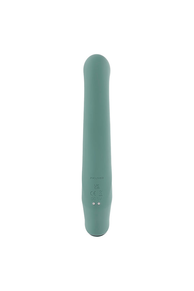 Evolved - Satin Swirl Rabbit Vibrator With Swirling Bead Tip - Stag Shop