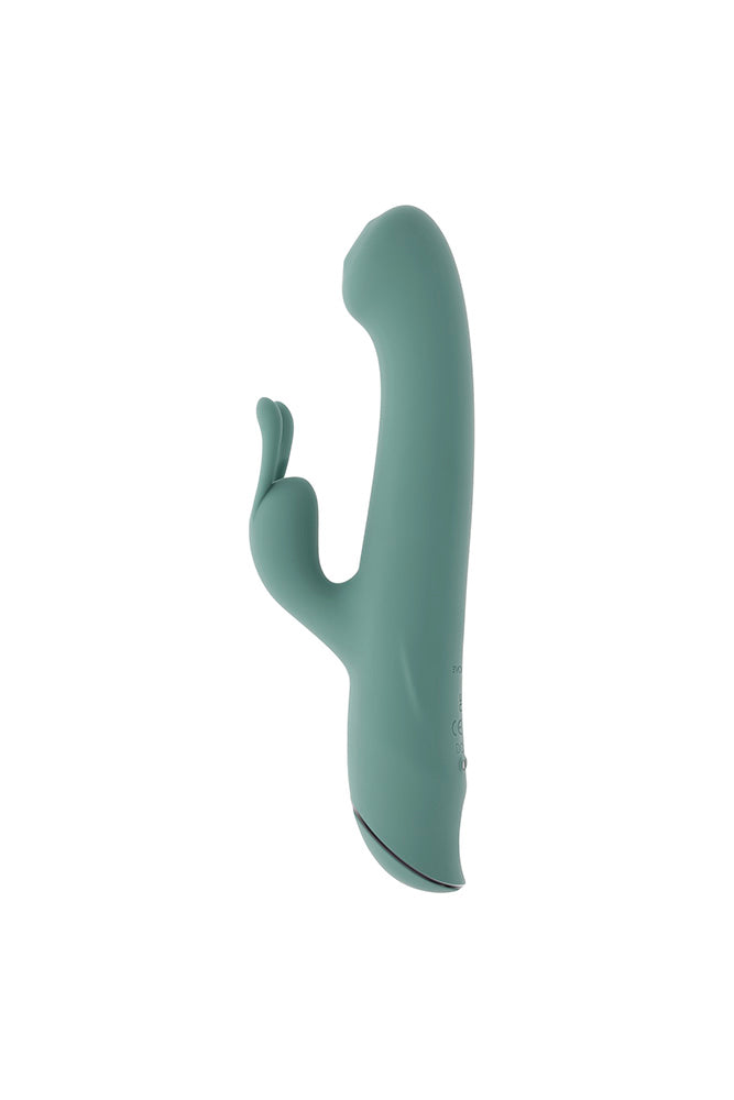 Evolved - Satin Swirl Rabbit Vibrator With Swirling Bead Tip - Stag Shop