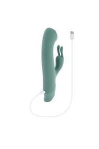 Thumbnail for Evolved - Satin Swirl Rabbit Vibrator With Swirling Bead Tip - Stag Shop