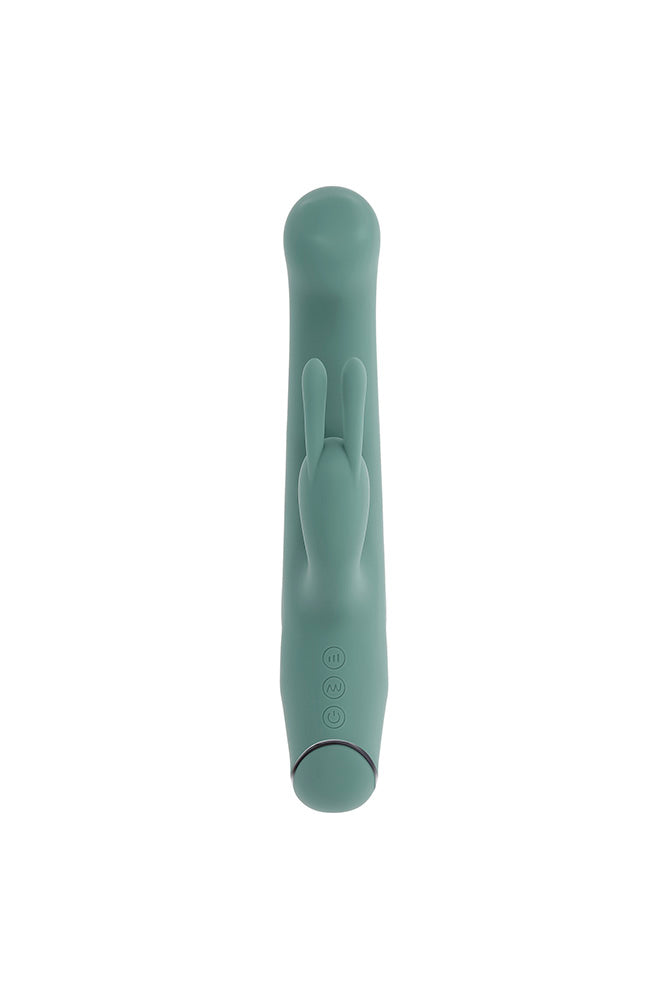 Evolved - Satin Swirl Rabbit Vibrator With Swirling Bead Tip - Stag Shop