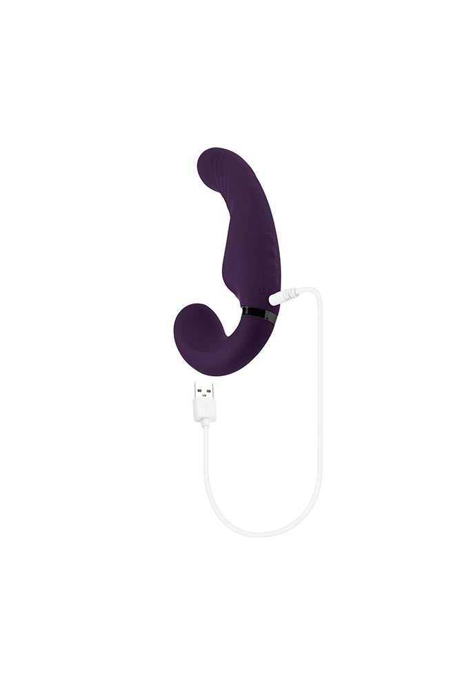 Evolved - Share the Love Inflatable Strapless Strap-On - Purple - Stag Shop