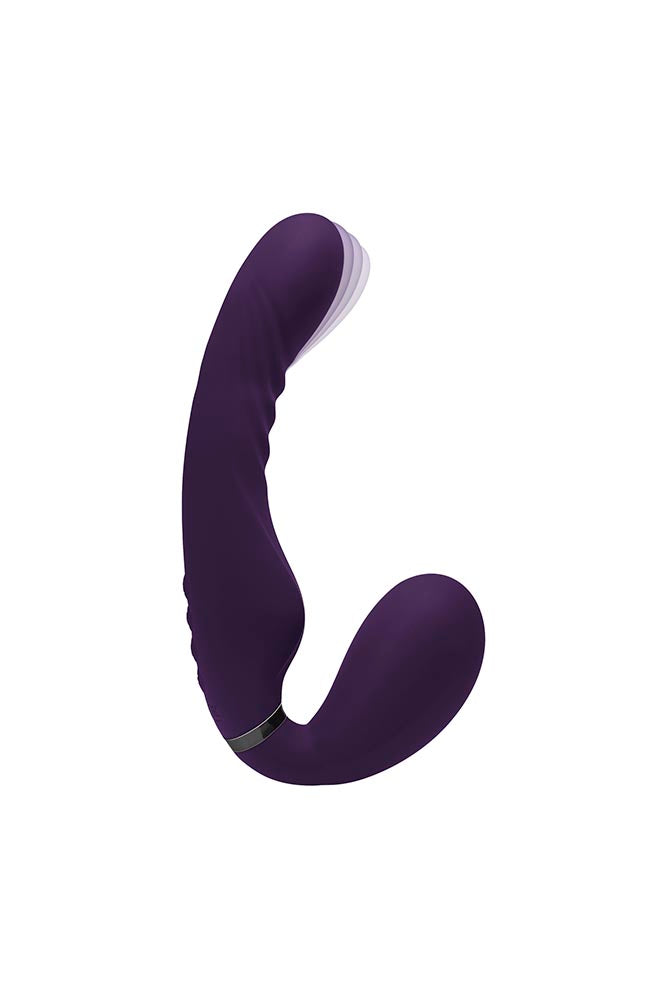 Evolved - Share the Love Inflatable Strapless Strap-On - Purple - Stag Shop