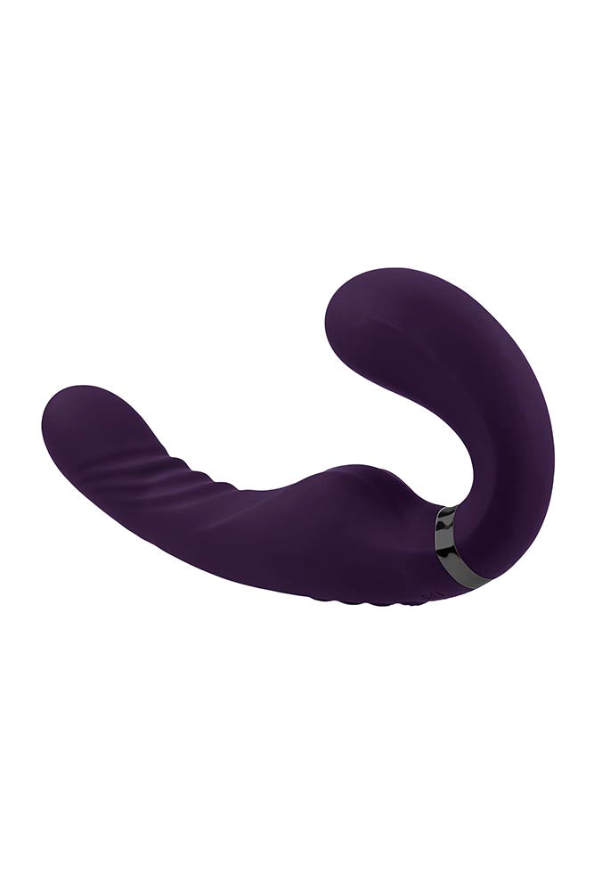 Evolved - Share the Love Inflatable Strapless Strap-On - Purple - Stag Shop
