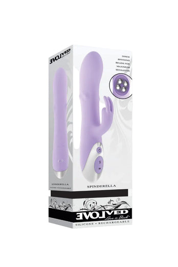 Evolved - Spinderella Rabbit Vibrator - Stag Shop