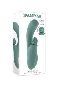 Thumbnail for Evolved - Spiral Charm Spinning Dual Vibrator - Stag Shop